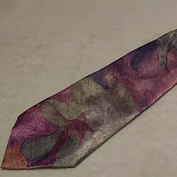 2/$10 Tex Tan Tie l Watercolor Tie l Mens Tie - Picture 6 of 6